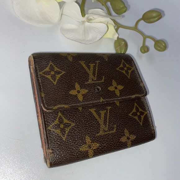 Authentic Louis Vuitton Elise Compact Wallet - Picture 2 of 12